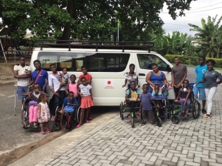 Van for mobile orthopedic services