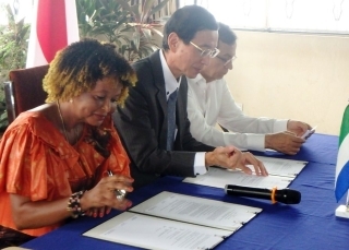 signing